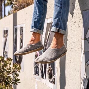 Men's Gray Slip-On Casual Loafers